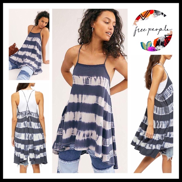 FREE PEOPLE BOHO FLOWY TUNIC TANK KNIT MINI A3C - Picture 16 of 16